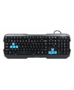 E-blue EKM075BK klaviatuur USB QWERTY Inglise Must
