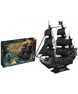 CUBIC FUN Puzzle CubicFun 3D Jigsaw Pirate Ship "Queen Anne"