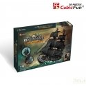 CUBIC FUN Dėlionė CubicFun 3D siaurapjūklis Piratų laivas „Karalienė Ana“