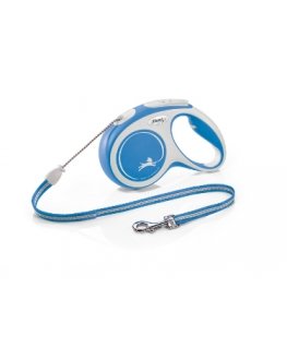 Flexi New Comfort M Cord 5 m Sininen Koira Sisäänvedettävä hihna