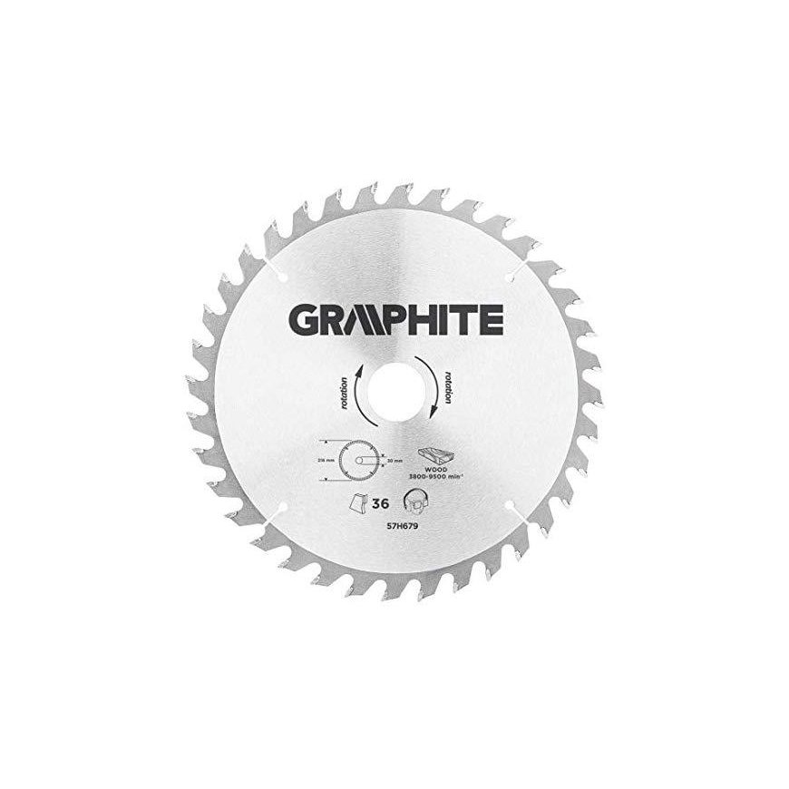 Graphite Grafitinis diskinis pjūklas 216x30x3,2mm 36z. - 57H679 – 3