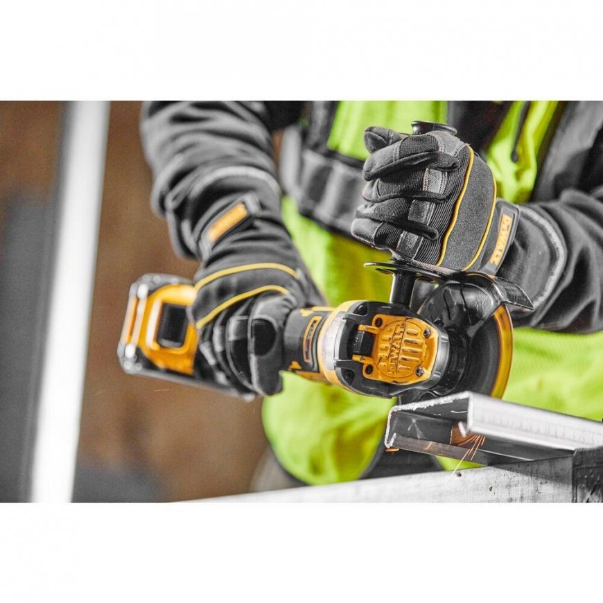 Dewalt kampinis šlifuoklis DCG409VSNT 125 mm 18V Li-Ion XR FELXVOLT T-STAK lagaminas, sūkių reguliavimas, be akumuliatoriaus ir – 5