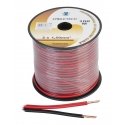 Cabletech Kolonėlių kabelis 1.5mm 100m Juoda - Raudona Cabletech Kolonėlių kabelis 1.5mm 100m Juoda - Raudona