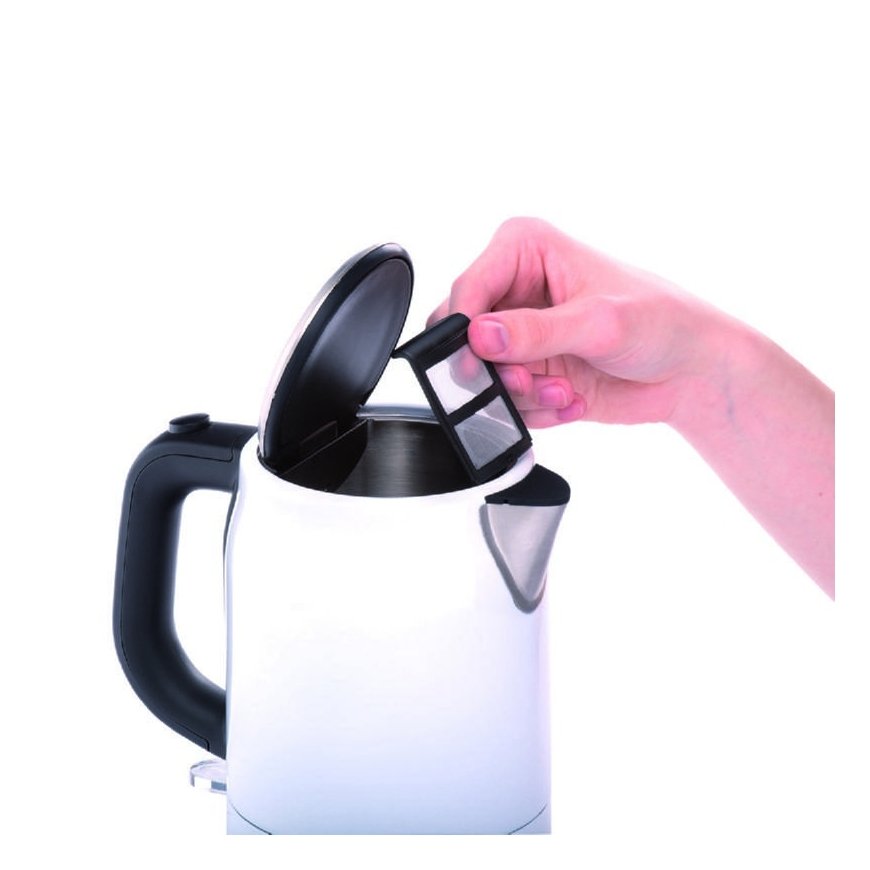Kettle CLoer Standard, Stainless steel, White/stainless steel, 2200 W, 360° rotational base, 1 L – 3