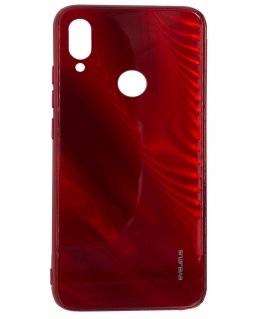 Evelatus Xiaomi Note 7 Water Ripple Full Color Electroplating Tempered Glass Case Red