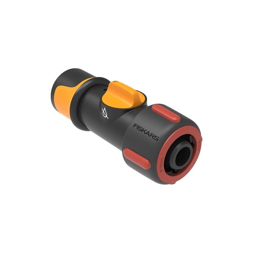 Fiskars 1027087 veevooliku tarvik Vooliku ühendus Must, Oranž, Punane 1 tk