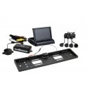 Amio Parking sensor kit tft02 4.3 "with camera hd-402-led 4 sensors black"gold" Amio Parking sensor kit tft02 4.3 "with camera hd-402-led 4 sensors black"gold"