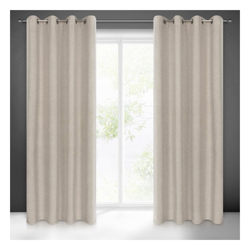 Eurofirany ZAS / LIDIA / BEIG 140X250 TRANS