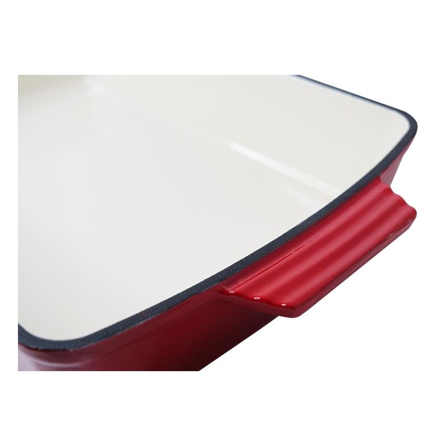 Square enameled cast iron frying pan Zyle ZY140RKI – 3