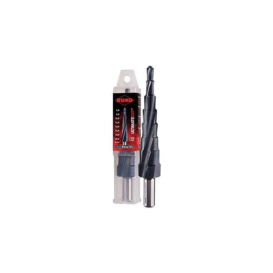 Step drill RUKO ULTIMATECUT HSS Ø6-20mm – 5