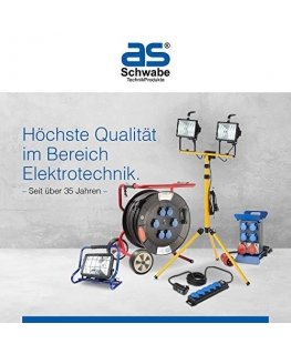 Extension cord AS-SCHWABE H05VV-F 3G1,5 50m