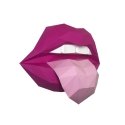 Beldizart SALE Wizardi 3D Papercraft Kit Lips Pink/Crimson PP-1GUB-2MP Beldizart SALE Wizardi 3D Papercraft Kit Lips Pink/Crimson PP-1GUB-2MP