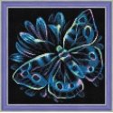 Beldizart Neoninis drugelis 25x25 cm AZ-1713 Beldizart Neoninis drugelis 25x25 cm AZ-1713