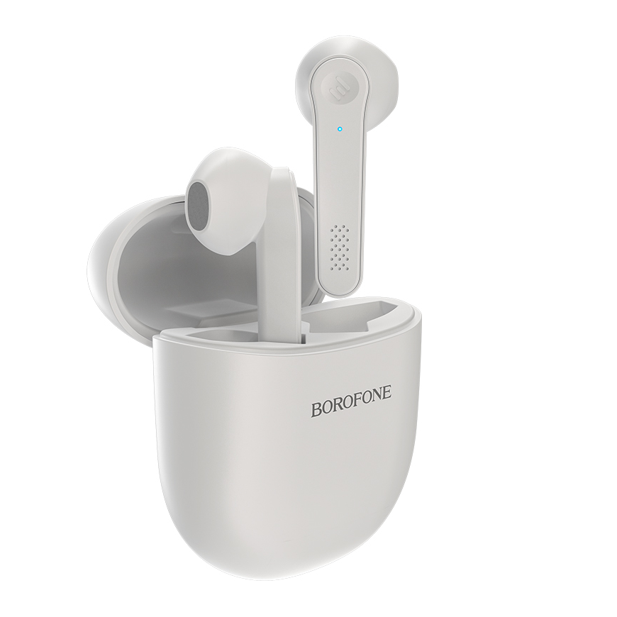 Borofone BE49 wireless headphones TWS white