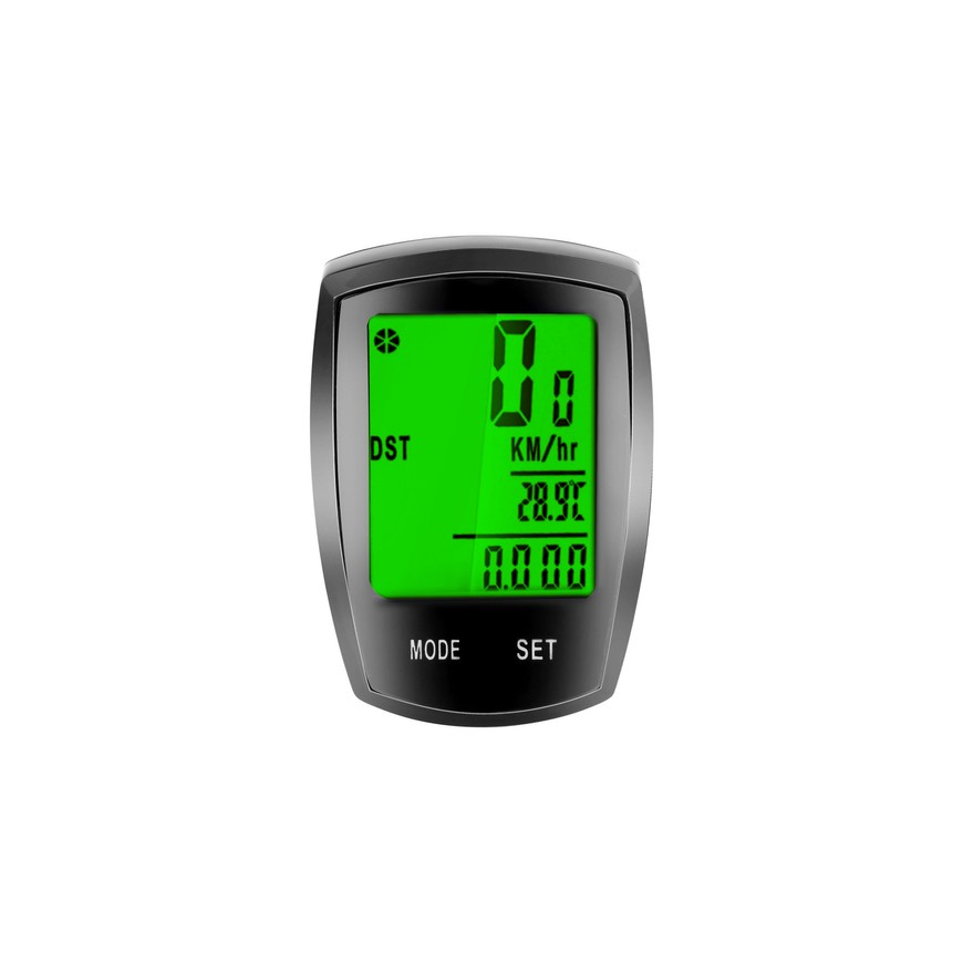 Goodbuy 18667 belaidis vandeniui atsparus dviračio greičio matuoklis, skirtas dviračiams IPX4 | LCD – 2
