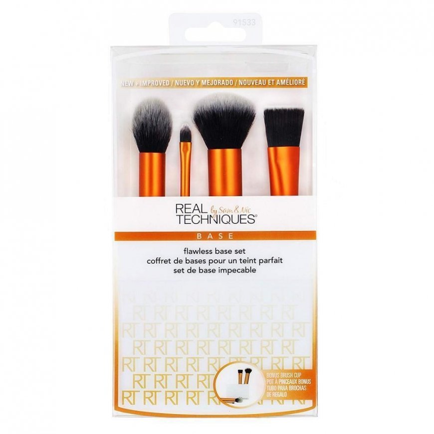 Real Techniques Flawless base makeup brush set – 2