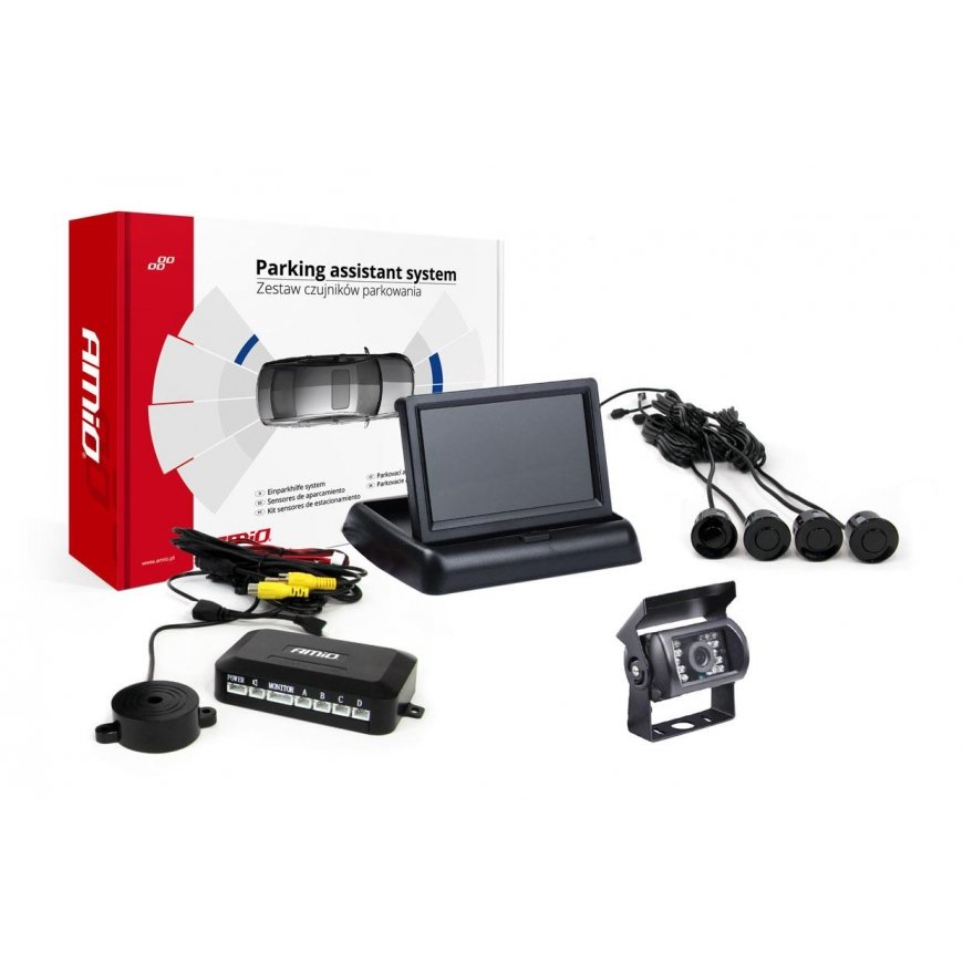 Amio Parking sensor kit tft02 4