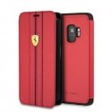Dėklas Ferrari Book FESURFLBKTS9REB S9 G960 raudona/raudona Miestas Dėklas Ferrari Book FESURFLBKTS9REB S9 G960 raudona/raudona Miestas