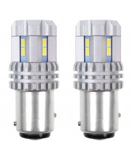 Amio Canbus 3020 22smd ultrabright 1157 bay15d p21 / 5w white 12v / 24v LED bulbs