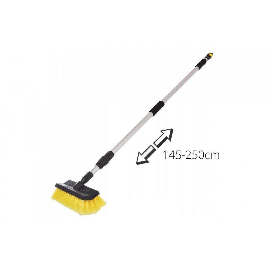 Amio Szczotka do mycia teleskopowa 145-250cm, połowowa