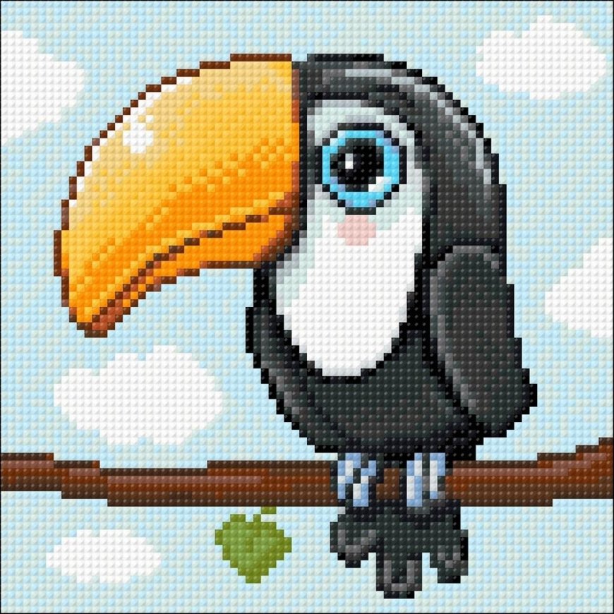 Beldizart Baby Toucan 20*20 cm WD2526 – 2
