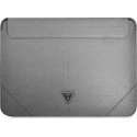 Case Guess Sleeve GUCS14PSATLG 13/14 Inch Silver/Silver Saffiano Triangle Logo