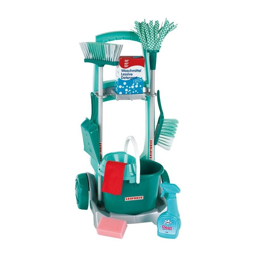 Theo Klein 6562 Leifheit cleaning trolley with accessories