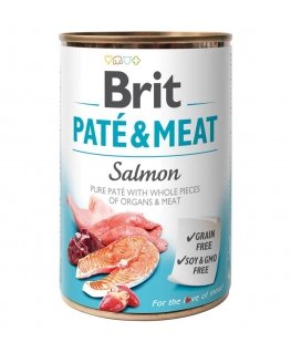 BRIT Paté & Meat with Salmon - 400g