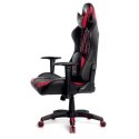 Diablo Chairs Diablo X-Ray 2.0 Normal Size juoda - raudona ergonominė kėdė