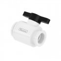 Barrow Ball Valve (10mm) G1/4 Inch White Black Ball Valve Barrow Ball Valve (10mm) G1/4 Inch White Black Ball Valve
