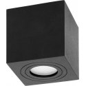 Ceiling light Orno MEGY DLS GU10 downlight max 50W, IP54, square, black, aluminum