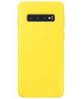 Evelatus Samsung Galaxy S10e Premium Soft Touch Silicone Case Light Yellow