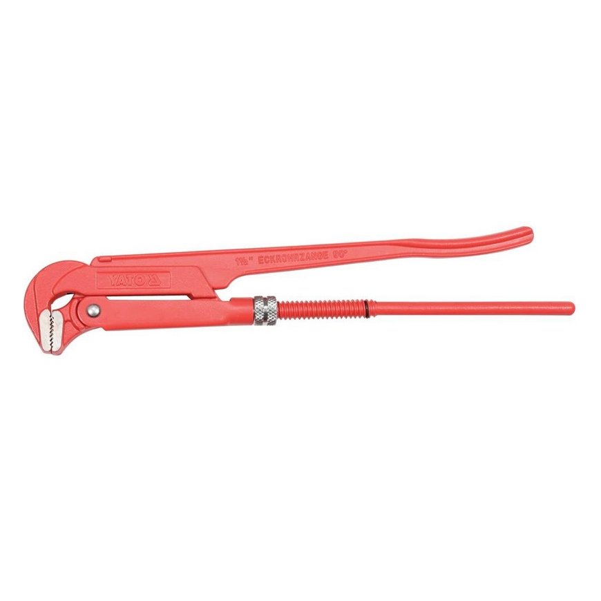 Yato YT-2212 pipe wrench Red Swedish pipe wrench 90° Chromium-vanadium steel