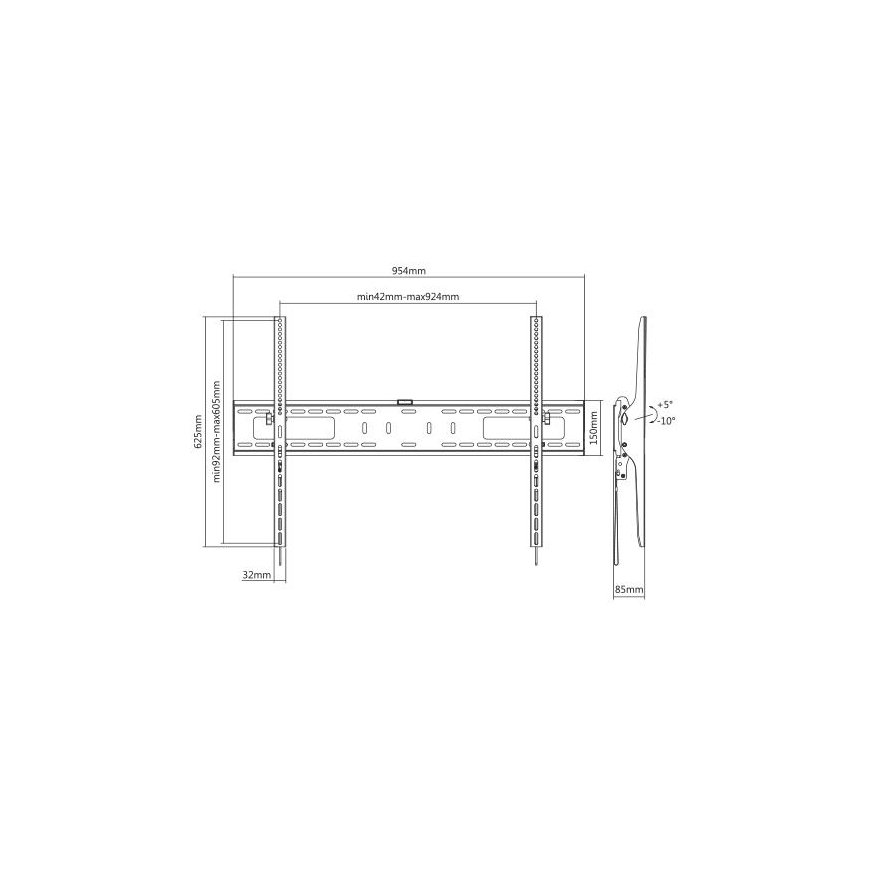 Laikiklis Sbox PLB-4269T (60-100/75kg/900x600) – 3