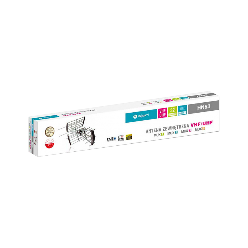 Inne LP Directional antenna DVB-T / DVB-T2 DPM HN62NWZ with LTE filter, 38 elements, with amplifier – 2