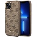 Guess GUHCP14MHG4SHW iPhone 14 Plus 6.7 Inch Brown/Brown Hard Case 4G Vintage Gold Logo Guess GUHCP14MHG4SHW iPhone 14 Plus 6.7 Inch Brown/Brown Hard Case 4G Vintage Gold Logo