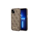 Guess GUHCP14MHG4SHW iPhone 14 Plus 6.7 Inch Brown/Brown Hard Case 4G Vintage Gold Logo Guess GUHCP14MHG4SHW iPhone 14 Plus 6.7 Inch Brown/Brown Hard Case 4G Vintage Gold Logo