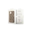 Guess GUHCP14MHG4SHW iPhone 14 Plus 6,7 colio rudas / rudas kietas dėklas, 4G vintage auksinis logotipas Guess GUHCP14MHG4SHW iPhone 14 Plus 6,7 colio rudas / rudas kietas dėklas, 4G vintage auksinis logotipas