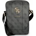 Guess Bag GUTB10G4GFGR 10 Inch Gray / Gray 4G Large Metal Logo Guess Bag GUTB10G4GFGR 10 Inch Gray / Gray 4G Large Metal Logo
