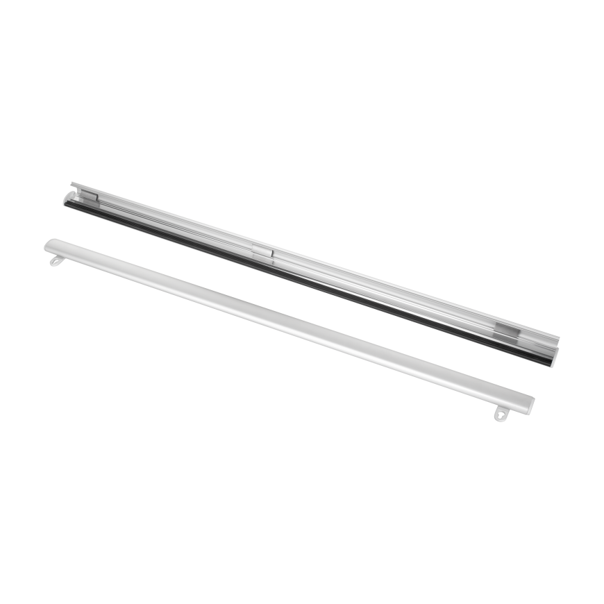 Inne LP Listwa aliuminė do zawieszania plakatu KLIP 2x70cm + przyssawka 45mm x2szt su haczykiem