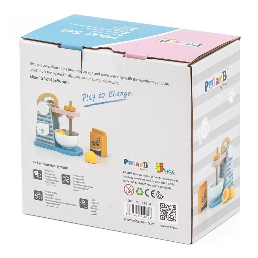 L2 Wooden mixer "Viga Toys" – 3
