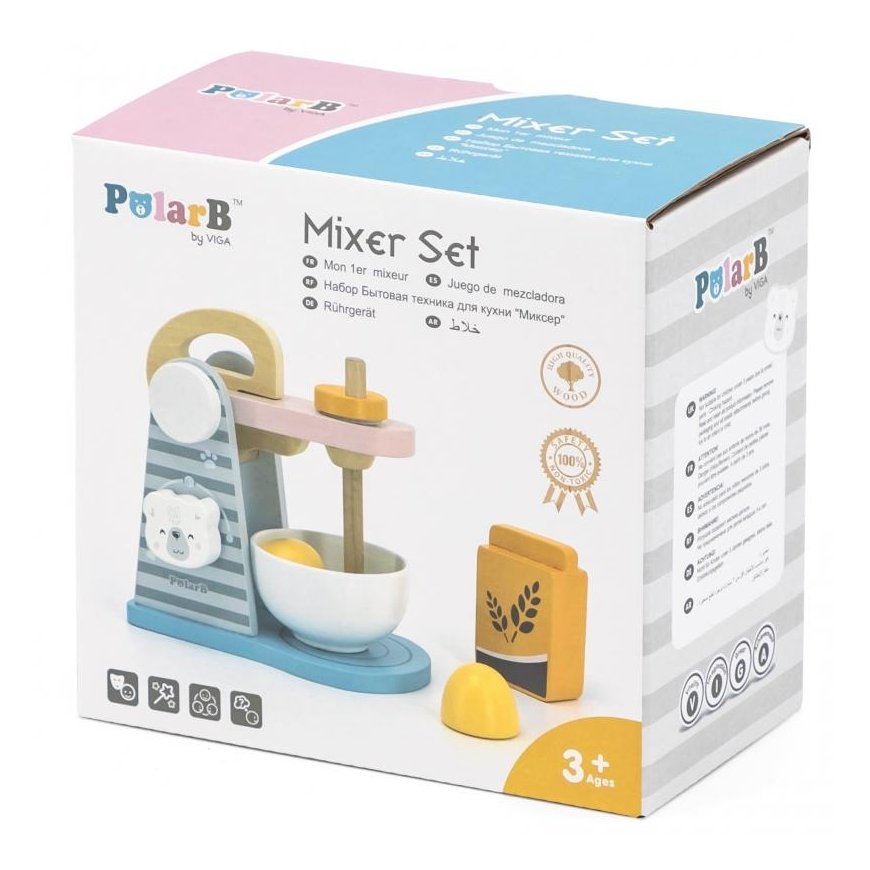 L2 Wooden mixer "Viga Toys" – 5