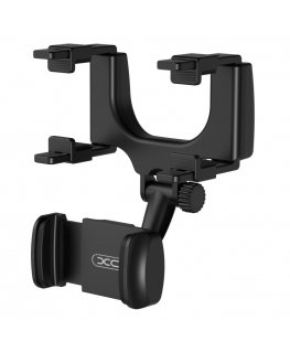 XO C70 Car DVR Rearview Mirror Fix Rotate holder for Smarthone screen size 4-6.5'' Fixation Black