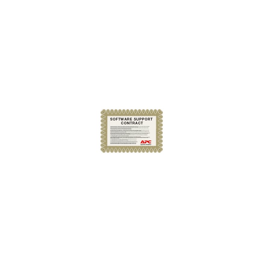 APC 1 Year 1000 Node InfraStruXure Central Software Support Contract