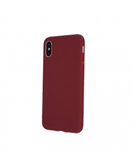 iLike Apple iPhone 11 Silicone Case Matt TPU Burgundy