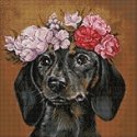 Beldizart Taksas gėlėmis 38x38 cm WD2465 Beldizart Taksas gėlėmis 38x38 cm WD2465
