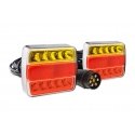 Rear trailer lights are fixed with Amio Magnet Rear trailer lights are fixed with Amio Magnet