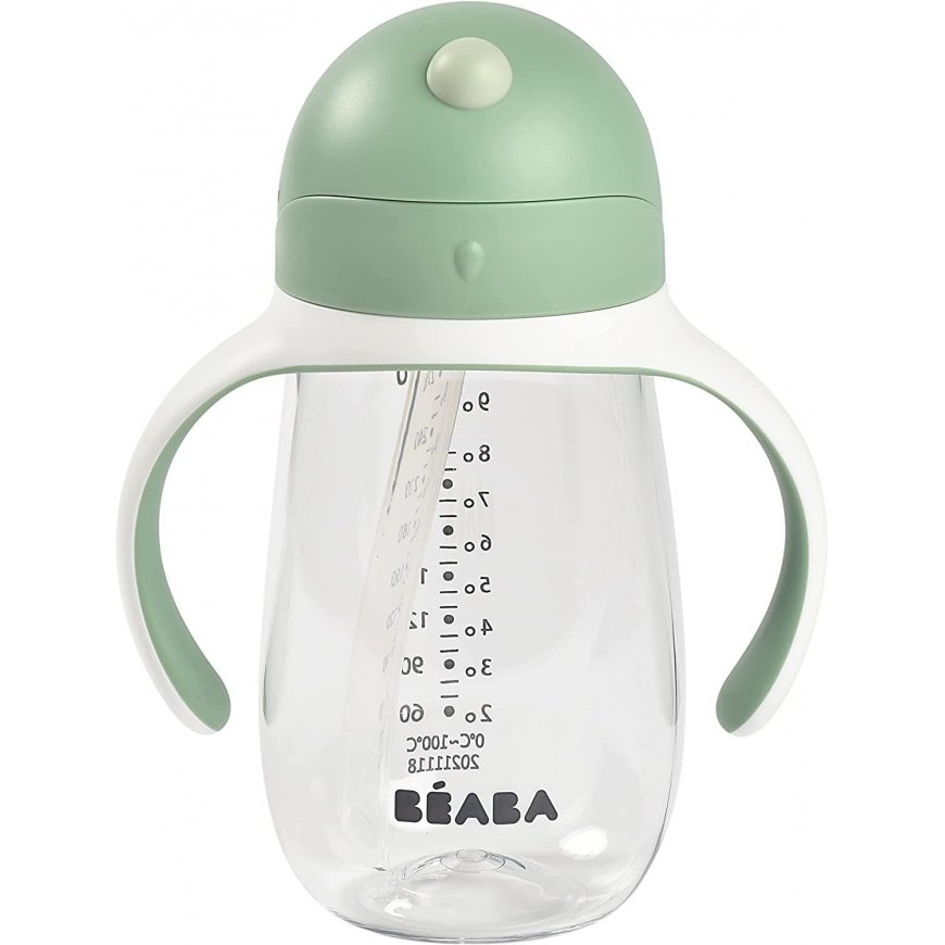 BEABA DRINK WITH STRAW, 300 ML, SAGE Green – 2