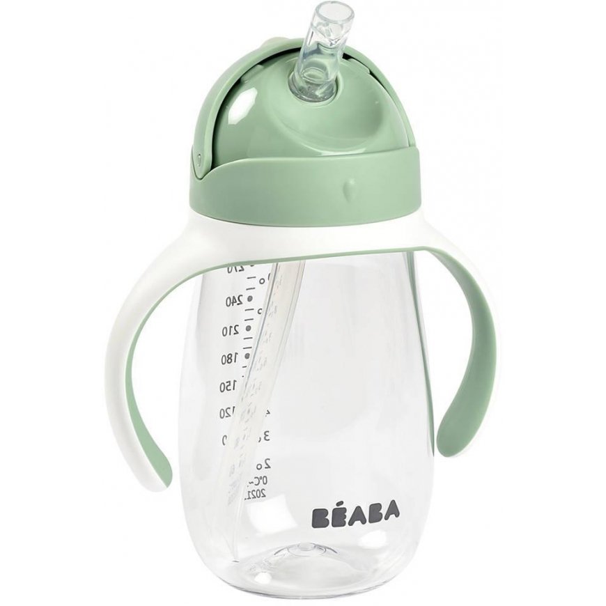 BEABA DRINK WITH STRAW, 300 ML, SAGE Green – 5