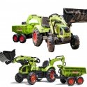FALK Traktorius CLAAS AVEC Žalia ant pedalų su priekaba nuo 3 metų FALK Traktorius CLAAS AVEC Žalia ant pedalų su priekaba nuo 3 metų